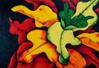 Croto rojo 97x140 cm
